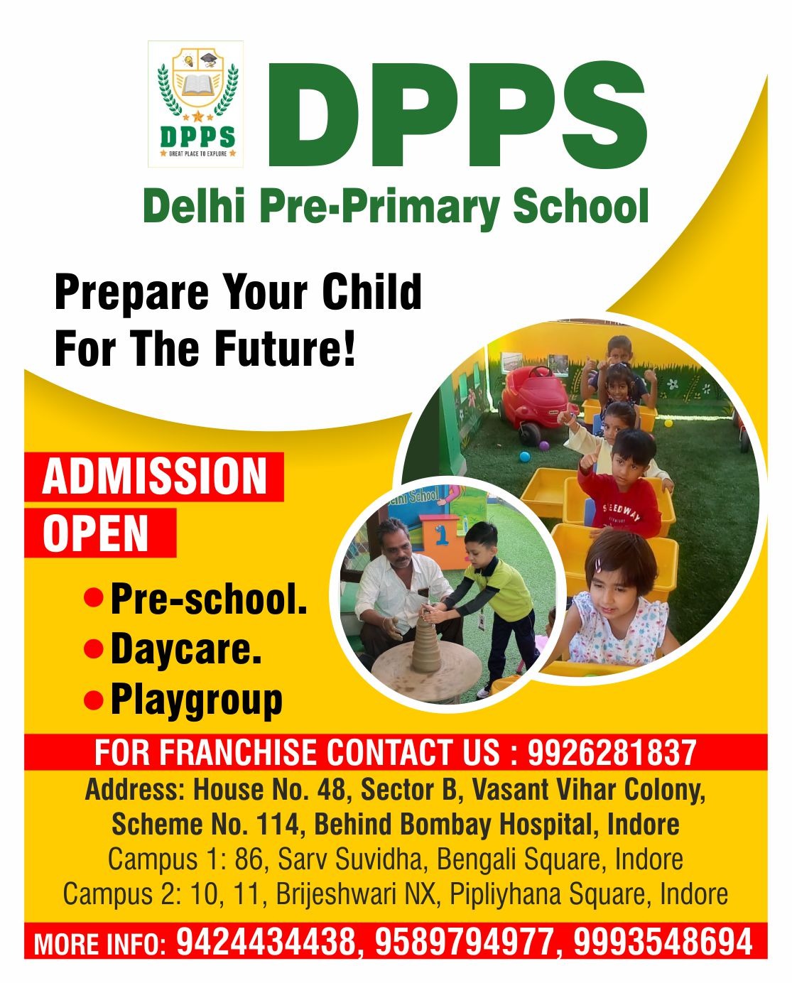 Best Pre School Franchise in Indore