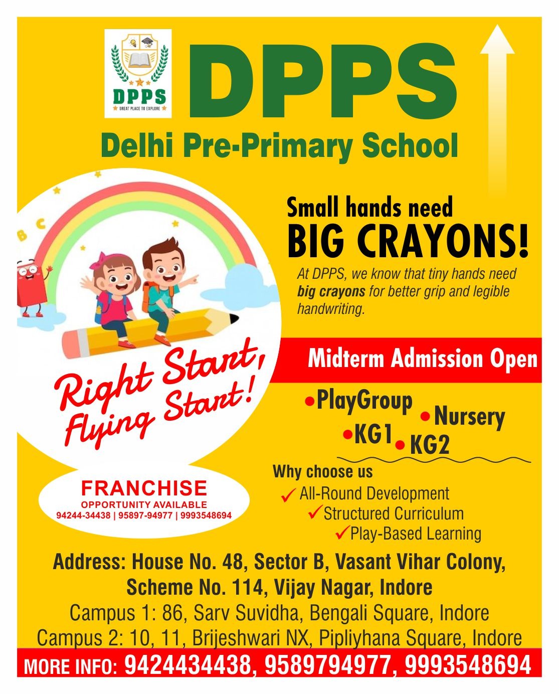 Best Pre Primary School Franchise in Indore