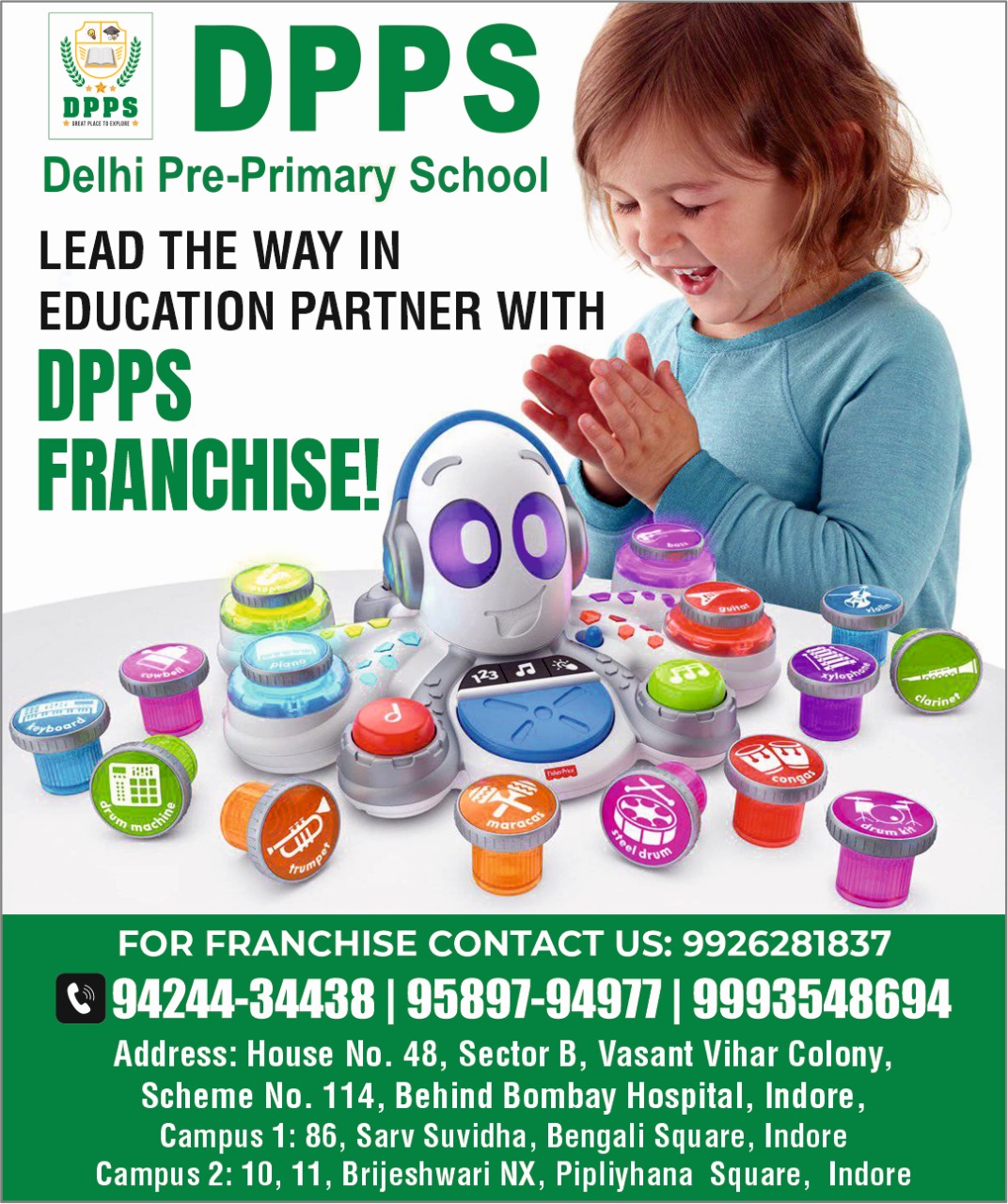 Best Pre School Franchise in Indore