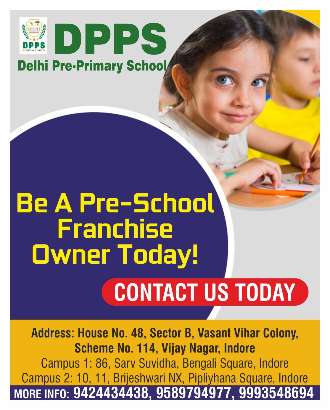 Pre School Franchise Opportunity in Indore